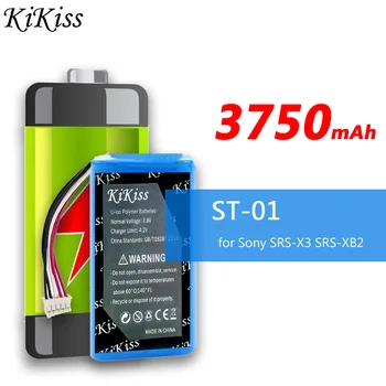 3750 mAh KiKiss Güçlü Pil ST-01 ST-02 Sony SRS-X3 SRS-XB2