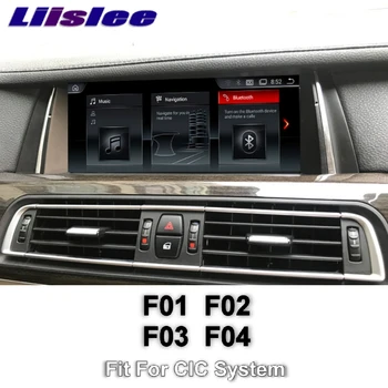 BMW 7 için F01 F02 F03 F04 2008~2012 CIC LiisLee Multimedya GPS Ses Hi-Fi Radyo Stereo Orijinal Tarzı Sistemi Navigasyon