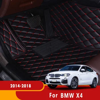 Deri Kilim Dash Paspaslar Oto İç Aksesuarları sol el sürücü Araba Paspaslar BMW X4 2014 2015 2016 2017 2018