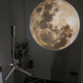 LED ay toprak projektör ışık kız masa lambası fotoğraf atmosfer gece lambası ev yatak odası süslemeleri hediye malzemeleri