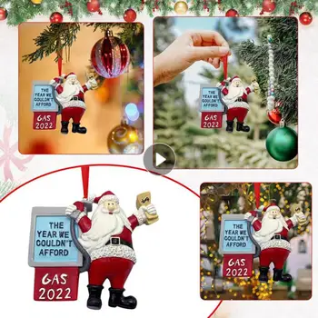 Mini Noel Noel Baba Süsler Yıl Biz Göze alamaz Gaz 2023 Yeni Yıl Yılbaşı Ağacı Asılı Kolye Süslemeleri