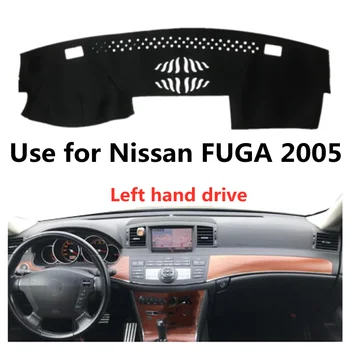 Taıjs Sol El Sürücü Araba Dashboard Mat Dash - Mat Nissan FUGA için Y50 Infiniti M35 M45 2004 2005 2006 2007 2008 2009