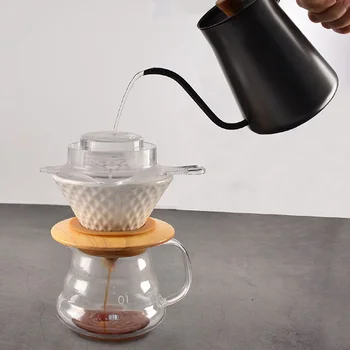 Katlanabilir Taşınabilir Kahve Filtresi Kahve Makinesi Damla Kahve Çay Tutucu Kullanımlık Kağıtsız Kahve Damlatıcı Üzerine Dökün