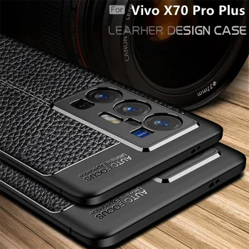 Vivo X70 Pro Artı vivo için kılıf X70 Pro Artı Kapak Darbeye Dayanıklı Telefon Tampon TPU Deri Fundas İçin Vivo X70 Pro Artı Kapak